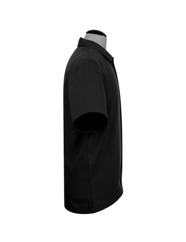 PopCheck Blank Bowling Shirt in Black
