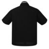 PopCheck Single Panel Bowling Shirt in Black/Blue