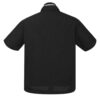 PopCheck Single Panel Bowling Shirt in Black/Sage