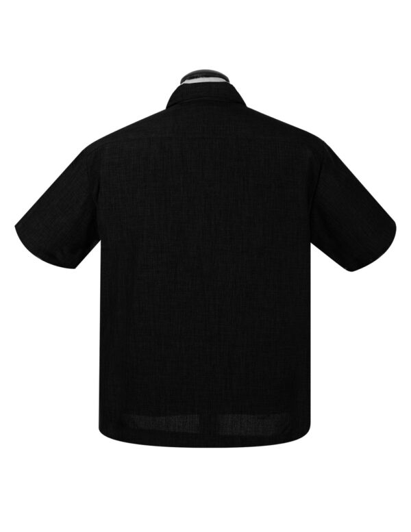WBS-370S-PC_35__26794.jpg PopCheck Single Panel Bowling Shirt in Black/Rust